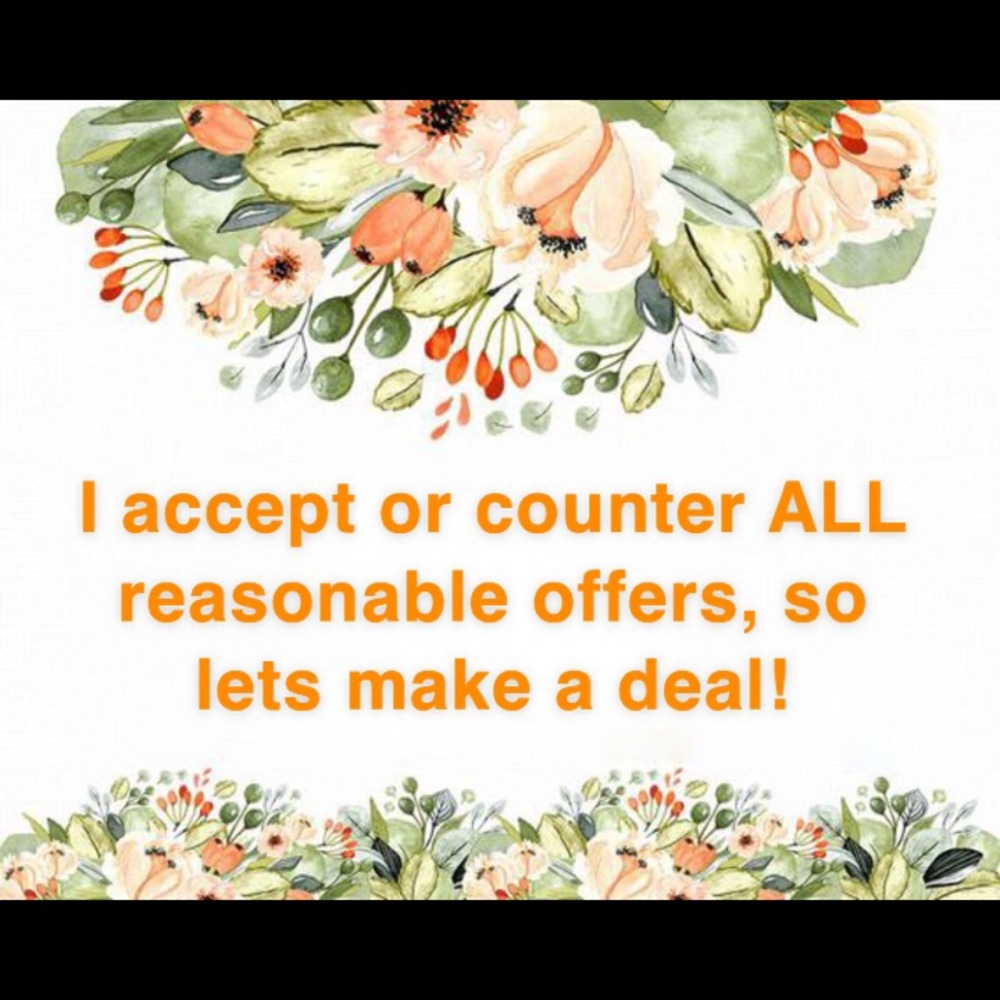 💐Offers welcome!